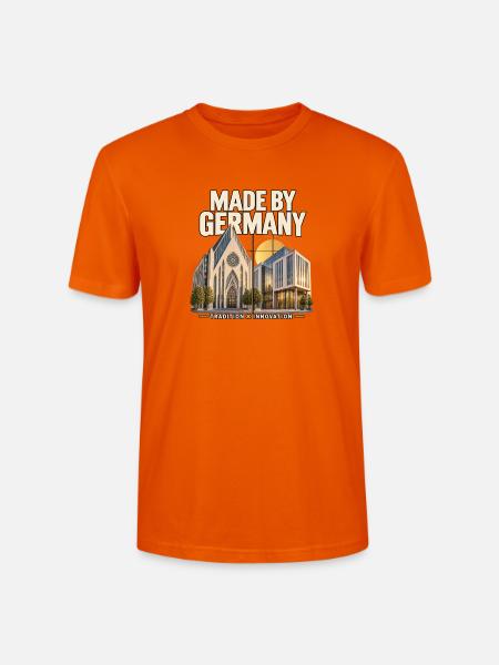 Made by Germany: Tradition trifft Innovation - Stanley/Stella Unisex Bio-T-Shirt CRAFTER - Tieforange