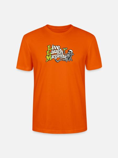 LLM Anti-KI-Skelett - Stanley/Stella Unisex Bio-T-Shirt CRAFTER - Tieforange