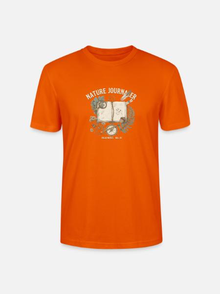 Nature Journaler Naturjournal - Stanley/Stella Unisex Bio-T-Shirt CRAFTER - Tieforange