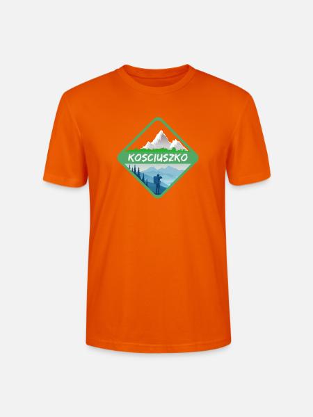 Geschenk für Kosciuszko - Stanley/Stella Unisex Bio-T-Shirt CRAFTER - Tieforange