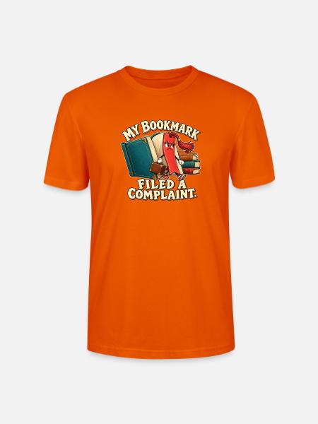 Lesezeichen mit Beschwerde - Stanley/Stella Unisex Bio-T-Shirt CRAFTER - Tieforange