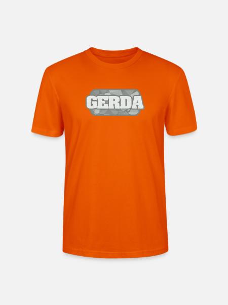 Geschenk für Gerda - Stanley/Stella Unisex Bio-T-Shirt CRAFTER - Tieforange