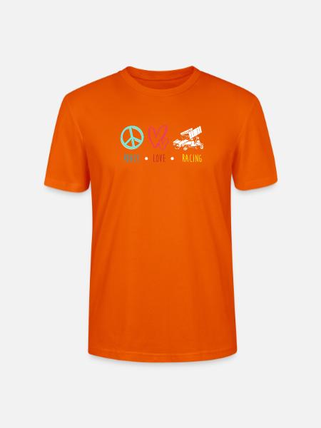 Dirt Track Racing - Stanley/Stella Unisex Bio-T-Shirt CRAFTER - Tieforange