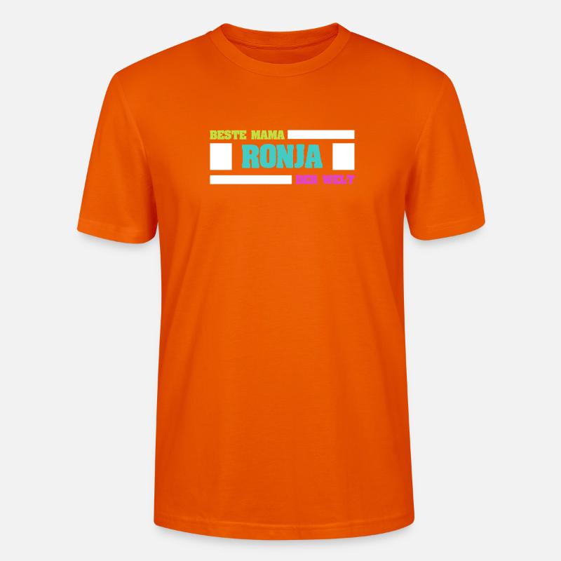 Mutter Ronja - Stanley/Stella Unisex Bio-T-Shirt CRAFTER - Tieforange