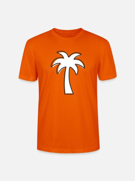 Palme - endloser Sommer - Stanley/Stella Unisex Bio-T-Shirt CRAFTER - Tieforange