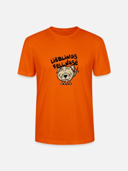 Hunde Fellnase - Stanley/Stella Unisex Bio-T-Shirt CRAFTER - Tieforange