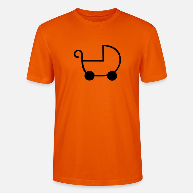 Bébé - Poussette - T-shirt bio CRAFTER Stanley Stella Unisexe - orange profond
