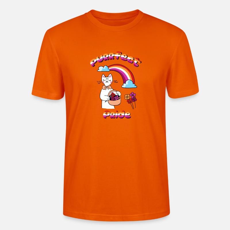 Fierté parfaite - T-shirt bio CRAFTER Stanley Stella Unisexe - orange profond