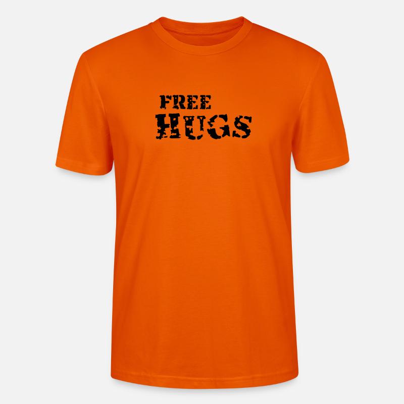 free hugs - Stanley/Stella Unisex Bio-T-Shirt CRAFTER - Tieforange