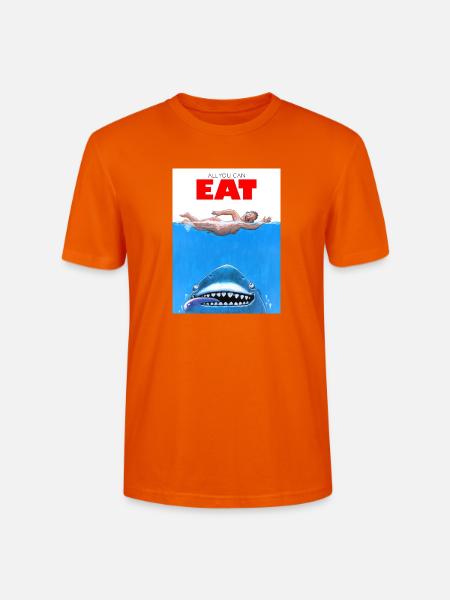 All you can eat - Stanley/Stella Unisex Bio-T-Shirt CRAFTER - Tieforange
