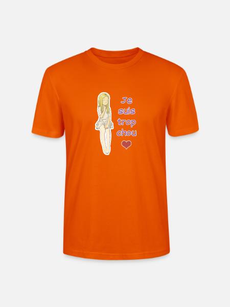 Ich bin so süß - Stanley/Stella Unisex Bio-T-Shirt CRAFTER - Tieforange
