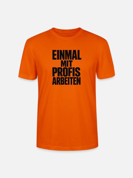 Alter! Katastrophe - einmal mit Profis arbeiten - Stanley/Stella Unisex Bio-T-Shirt CRAFTER - Tieforange
