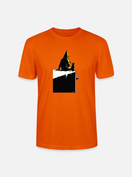 Coffeenaut auf der Spitze - Stanley/Stella Unisex Bio-T-Shirt CRAFTER - Tieforange