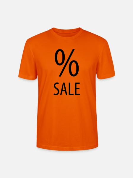 Sale Per Cent - Stanley/Stella Unisex Bio-T-Shirt CRAFTER - Tieforange