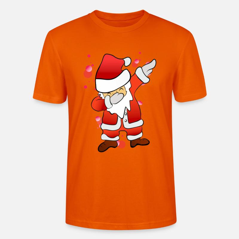 Dabbing Nicholas - Stanley/Stella CRAFTER Unisex Organic T-Shirt - bright orange