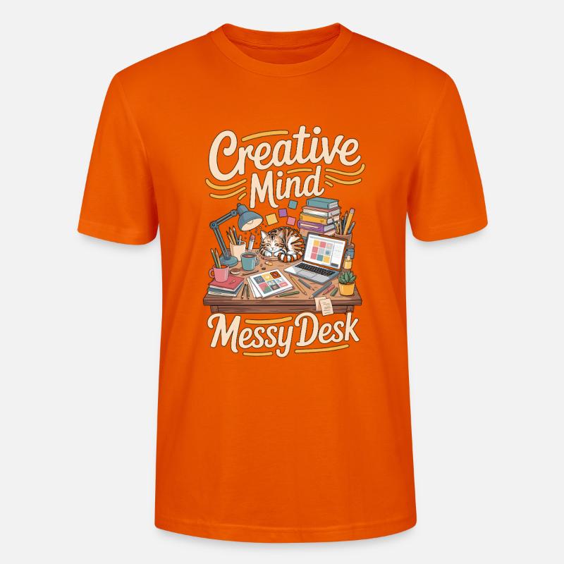 Graphic Designer Creative Mind Visual Designer - Stanley/Stella Unisex Bio-T-Shirt CRAFTER - Tieforange