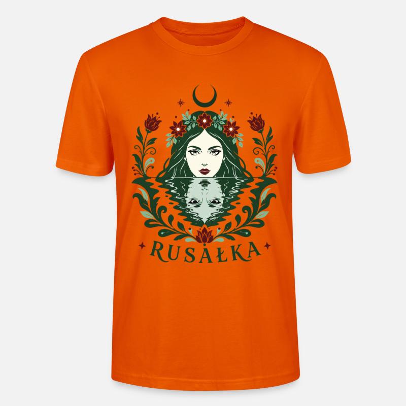 Esprit de l’eau Rusalka - T-shirt bio CRAFTER Stanley Stella Unisexe - orange profond