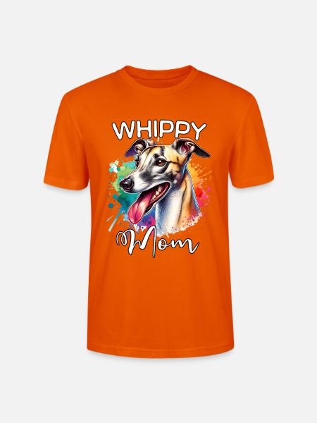 Windhund Mama - Stanley/Stella Unisex Bio-T-Shirt CRAFTER - Tieforange