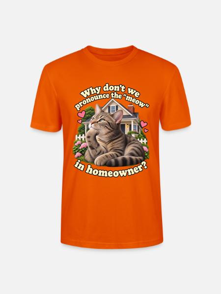 Hausbesitzer - Stanley/Stella Unisex Bio-T-Shirt CRAFTER - Tieforange