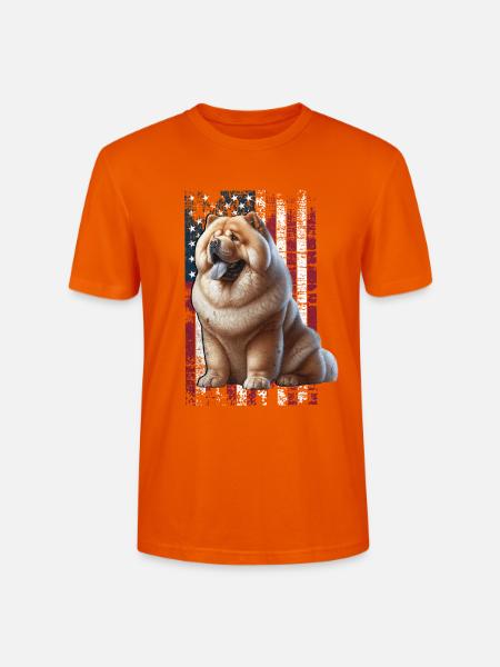 Chow Chow US Chowchow - Stanley/Stella Unisex Bio-T-Shirt CRAFTER - Tieforange