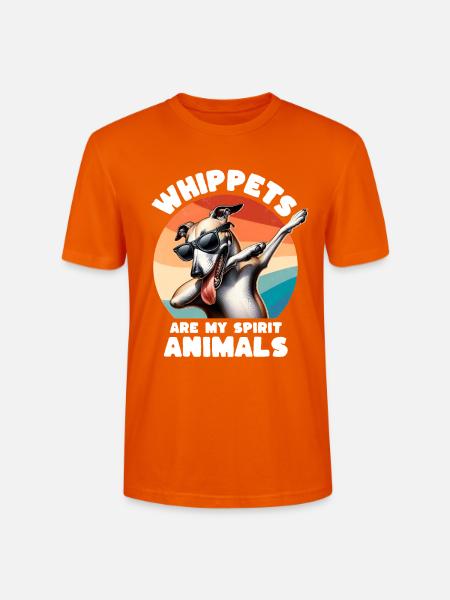 Lustige Windhund Sprüche - Stanley/Stella Unisex Bio-T-Shirt CRAFTER - Tieforange