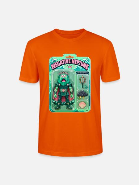 Negative Neptun-Actionfigur - Stanley/Stella Unisex Bio-T-Shirt CRAFTER - Tieforange