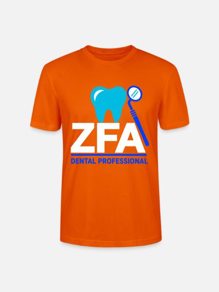 ZFA Dental Professional – Zahnmedizin Beruf - Stanley/Stella Unisex Bio-T-Shirt CRAFTER - Tieforange