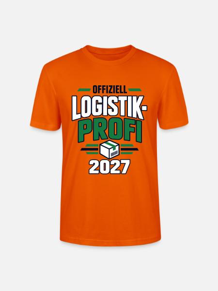 Offiziell Logistik-Profi 2027 – Abschluss - Stanley/Stella Unisex Bio-T-Shirt CRAFTER - Tieforange