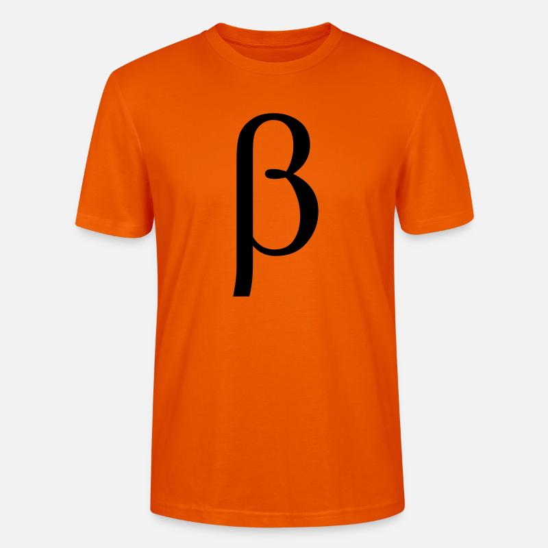 Beta griechischen Buchstaben - Stanley/Stella Unisex Bio-T-Shirt CRAFTER - Tieforange