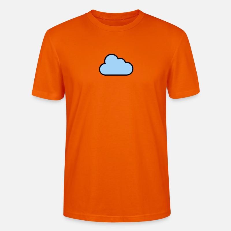 cloud_icon - Stanley/Stella Unisex Bio-T-Shirt CRAFTER - Tieforange
