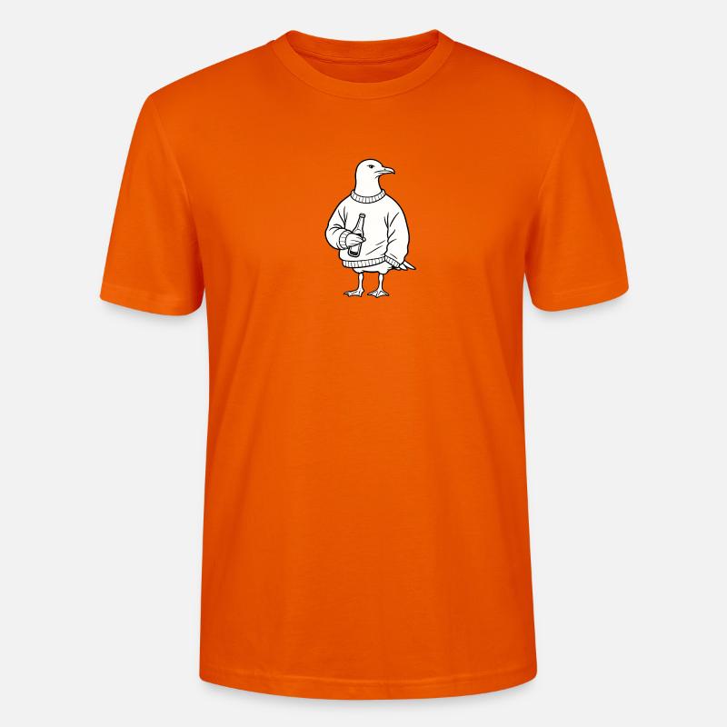 Compagnon côtier - T-shirt bio CRAFTER Stanley Stella Unisexe - orange profond