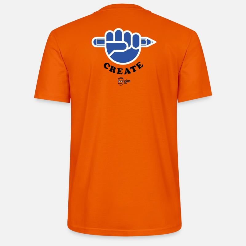 Create ! Dos - T-shirt bio CRAFTER Stanley Stella Unisexe - orange profond