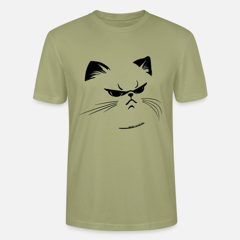 Mürrisch oder nicht? - Stanley/Stella Unisex Bio-T-Shirt CRAFTER - Nebelgrün