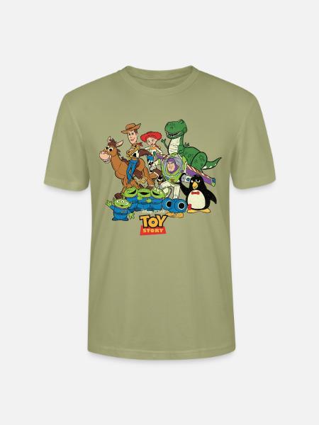Toy Story Charaktere  - Stanley/Stella Unisex Bio-T-Shirt CRAFTER - Nebelgrün