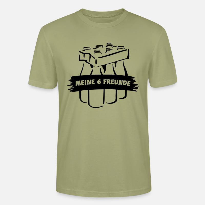 Freunde - Stanley/Stella Unisex Bio-T-Shirt CRAFTER - Nebelgrün