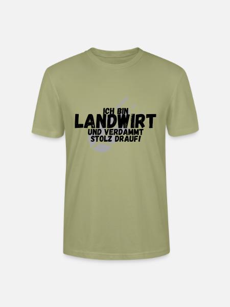Landwirt - Stanley/Stella Unisex Bio-T-Shirt CRAFTER - Nebelgrün