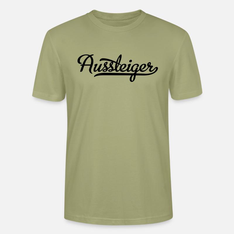 Aussteiger - Stanley/Stella Unisex Bio-T-Shirt CRAFTER - Nebelgrün