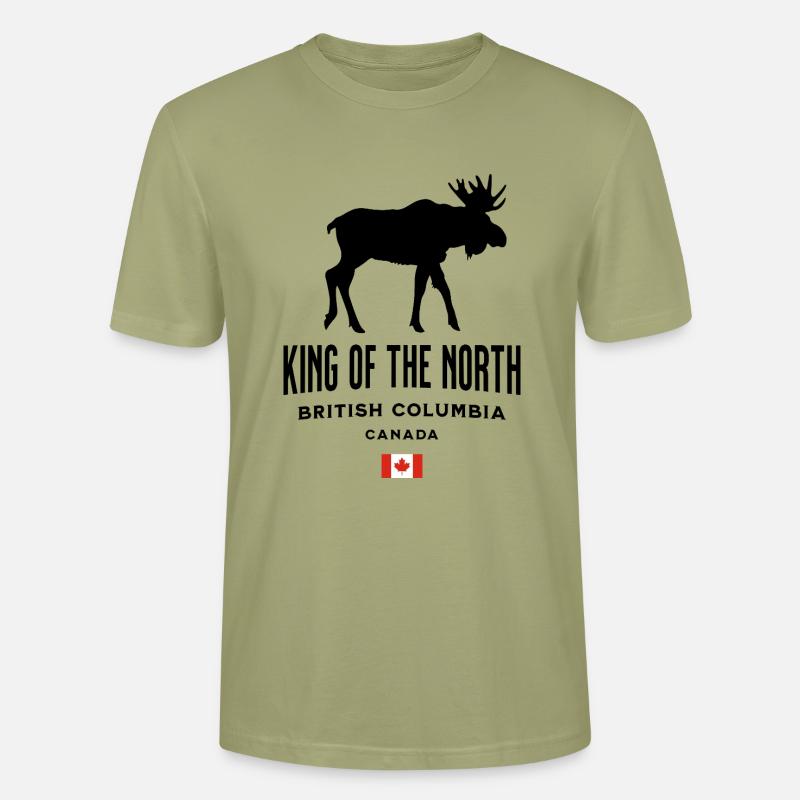 Colombie-Britannique - T-shirt bio CRAFTER Stanley Stella Unisexe - vert brouillard