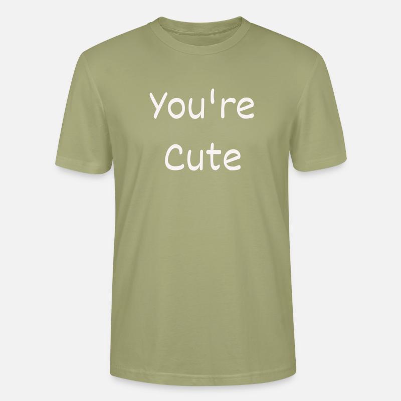 Du bist süß - Stanley/Stella Unisex Bio-T-Shirt CRAFTER - Nebelgrün