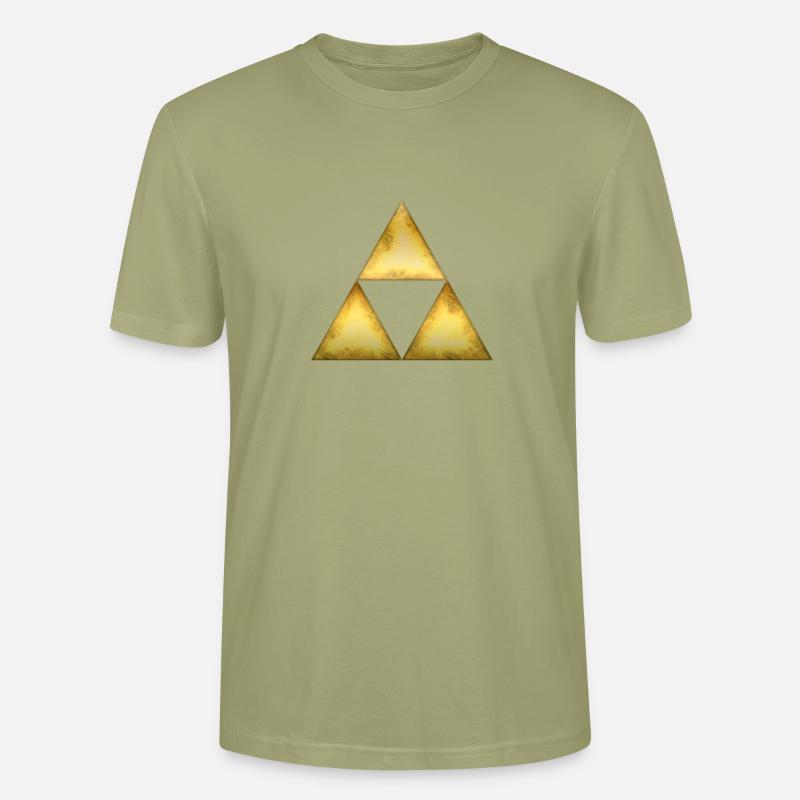 Sierpinski Dreieck - Stanley/Stella Unisex Bio-T-Shirt CRAFTER - Nebelgrün