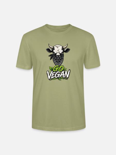 Go Vegan - Stanley/Stella Unisex Bio-T-Shirt CRAFTER - Nebelgrün