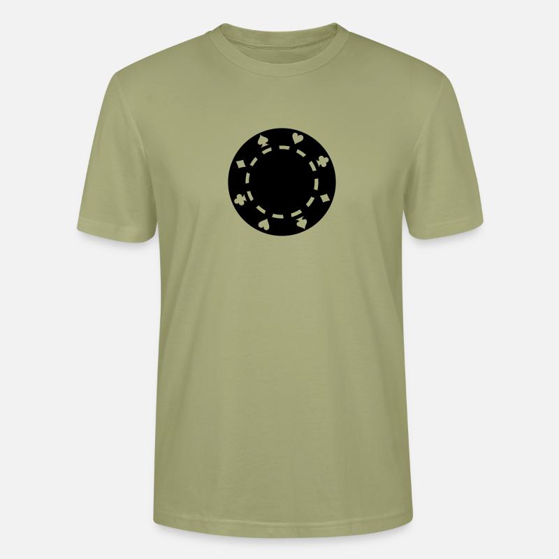 Poker chips - Stanley/Stella Unisex Bio-T-Shirt CRAFTER - Nebelgrün