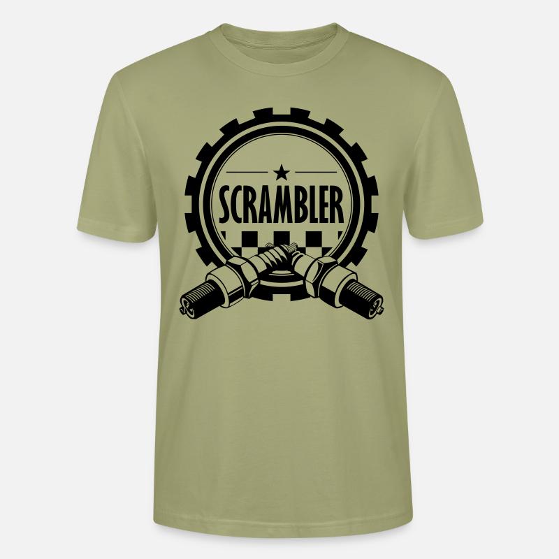 scrambler - Stanley/Stella Unisex Bio-T-Shirt CRAFTER - Nebelgrün