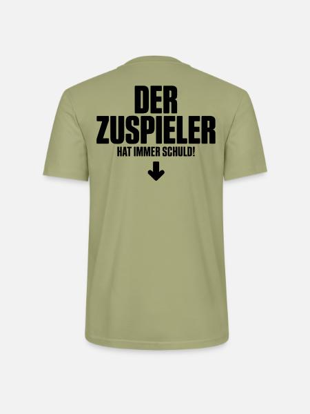 Dunkler Minimalismus Schriftzug - Stanley/Stella Unisex Bio-T-Shirt CRAFTER - Nebelgrün