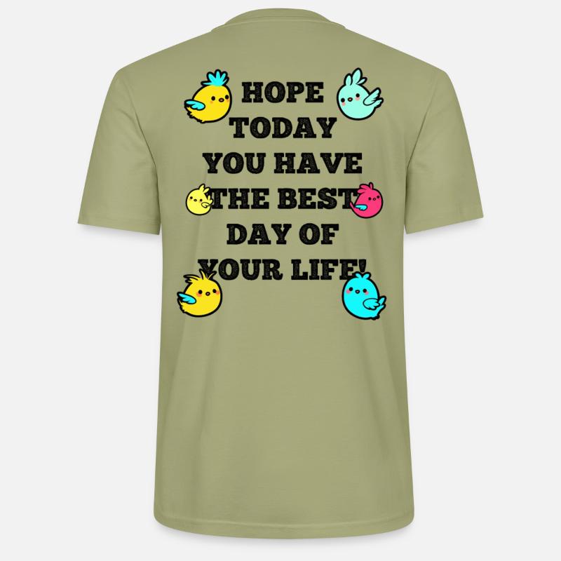 Hope today - Stanley/Stella Unisex Bio-T-Shirt CRAFTER - Nebelgrün