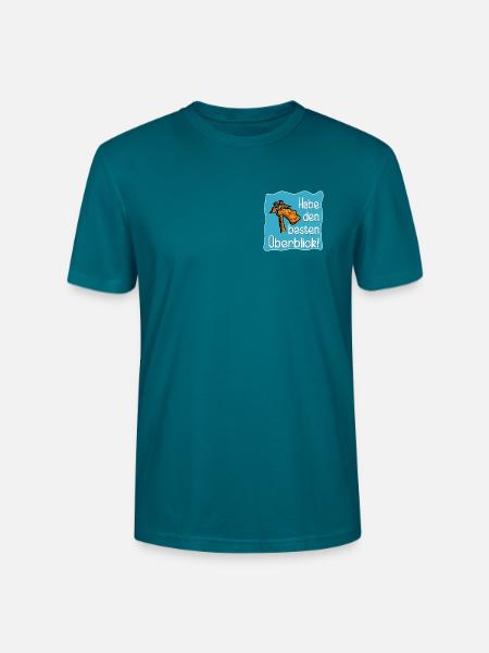 GIRAFFE PROJEKT AUFGABEN - Stanley/Stella Unisex Bio-T-Shirt CRAFTER - Ozeanblau