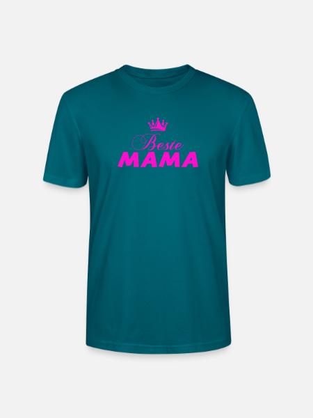 Beste Mama - Stanley/Stella Unisex Bio-T-Shirt CRAFTER - Ozeanblau