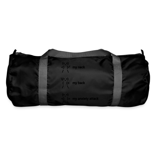 neck back anxiety attack - Duffel Bag