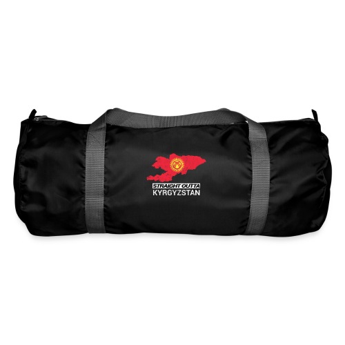 Straight Outta Kyrgyzstan country map - Duffel Bag