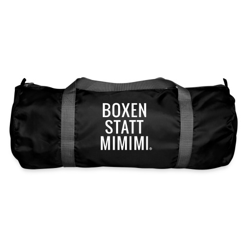 Boxen statt Mimimi® - weiß - Sporttasche